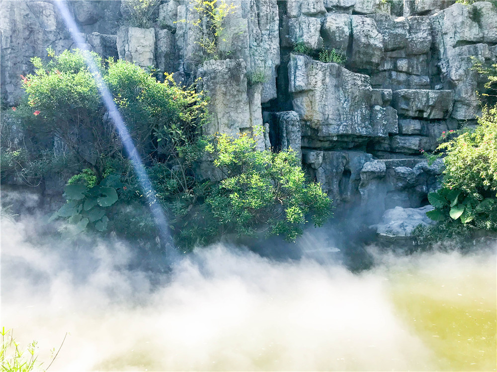 人造雾造景,人造雾系统