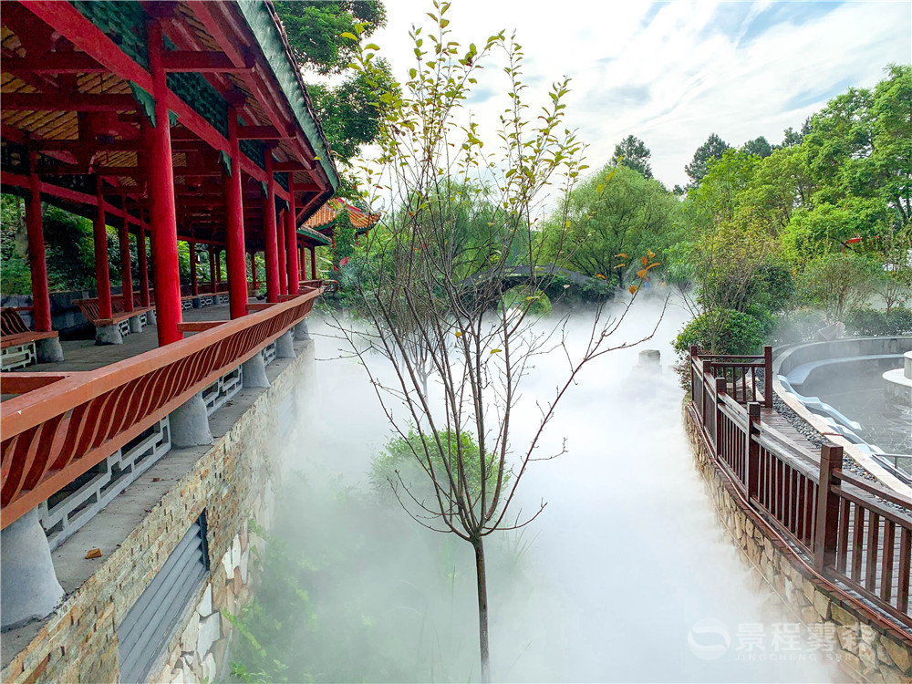 酒店人造雾造景