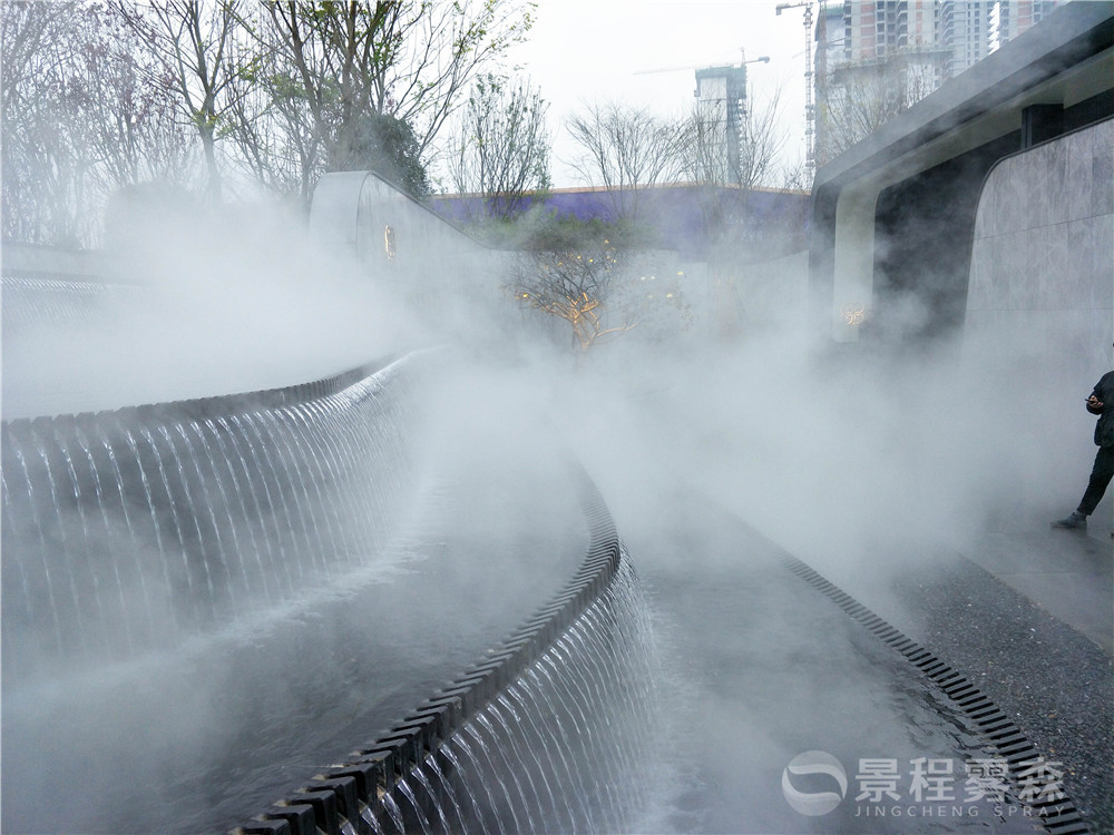 诚园售楼部人造雾造景系统